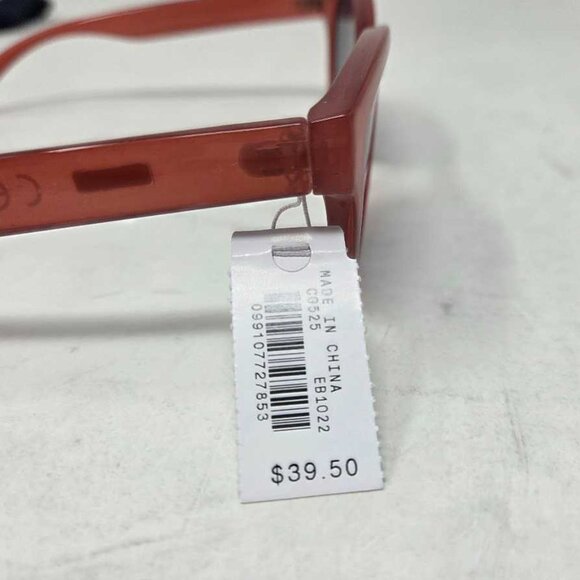 New women\'s J crew Factory cat eye sunglasses in Merlot red main image 10